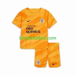 Equipación completa Niño Corinthians Portero Camiseta alternativa 2023-2024 Manga Corta