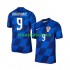Croacia Andrej Kramaric 9 Euro 2024 Hombre Camiseta de visitante Manga Corta