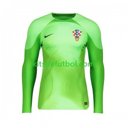 Croacia Portero World Cup 2022 Hombre Camiseta de visitante Manga Larga