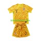 Equipación completa Niño Croacia Portero DOMINIK LIVAKOVIC 1 Euro 2024 Camiseta Amarillo de local Manga Corta