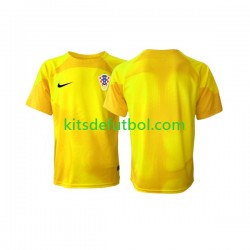 Croacia Portero World Cup 2022 Hombre Camiseta de local Manga Corta