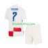 Equipación completa Niño Croacia Lovro Majer 7 Euro 2024 Camiseta de local Manga Corta