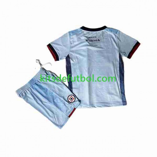 Equipación completa Niño Cruz Azul Camiseta de visitante 2023-2024 Manga Corta