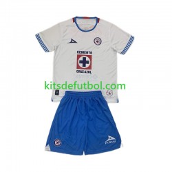 Equipación completa Niño Cruz Azul Camiseta de visitante 2024-2025 Manga Corta