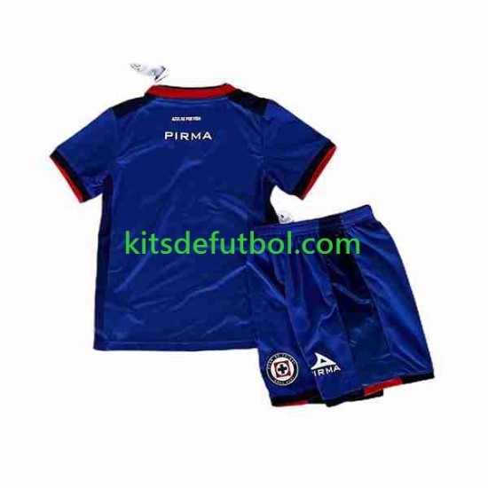 Equipación completa Niño Cruz Azul Camiseta de local 2023-2024 Manga Corta