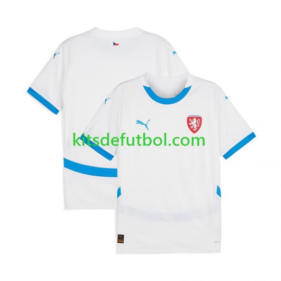 República Checa Euro 2024 Hombre Camiseta de visitante Manga Corta