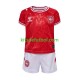 Equipación completa Niño Dinamarca Euro 2024 Camiseta de local Manga Corta