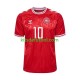 Dinamarca Eriksen 10 Euro 2024 Hombre Camiseta de local Manga Corta