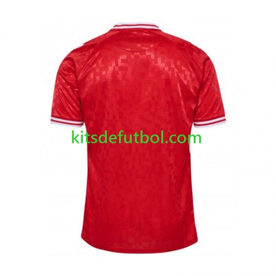 Dinamarca Euro 2024 Hombre Camiseta de local Manga Corta