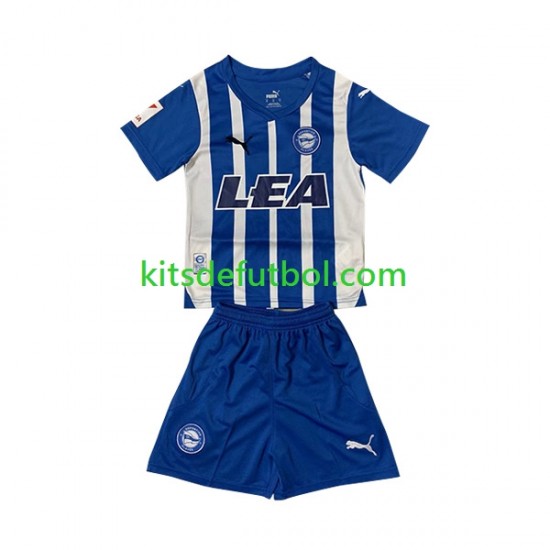 Equipación completa Niño Deportivo Alaves Camiseta de local 2023-2024 Manga Corta Equipación completa Niño Deportivo Alaves Camiseta de local 2023-2024 Manga Corta