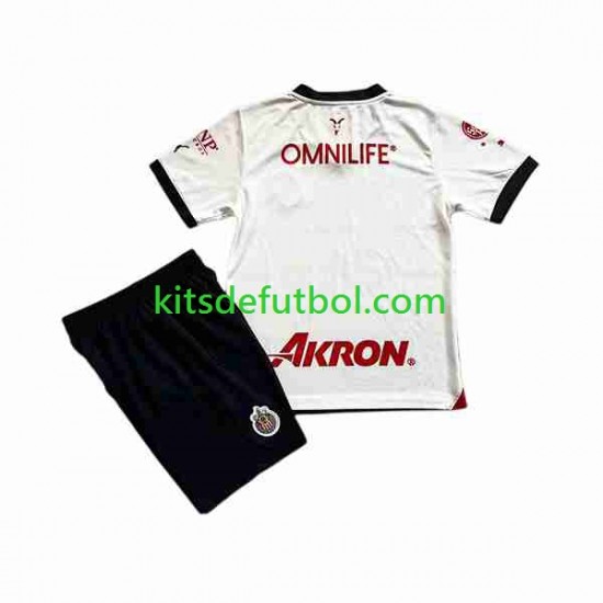 Equipación completa Niño Deportivo Guadalajara Camiseta de visitante 2023-2024 Manga Corta