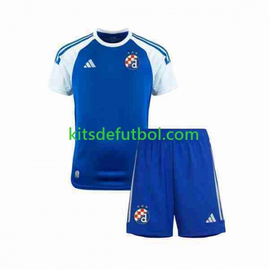 Equipación completa Niño Dinamo Zagreb Camiseta de local 2023-2024 Manga Corta