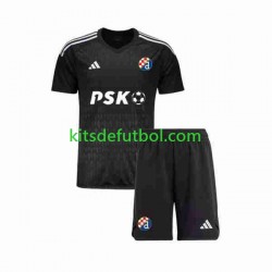 Equipación completa Niño Dinamo Zagreb Portero Camiseta de visitante 2023-2024 Manga Corta
