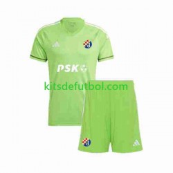 Equipación completa Niño Dinamo Zagreb Portero Camiseta de local 2023-2024 Manga Corta