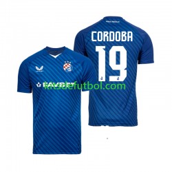 Dinamo Zagreb Juan Cordoba 19 Hombre Camiseta de local 2024-2025 Manga Corta