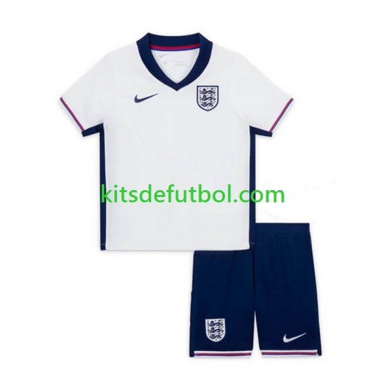 Equipación completa Niño Inglaterra Euro 2024 Camiseta de local Manga Corta