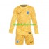 Equipación completa Niño Inglaterra Portero Euro 2024 Camiseta Amarillo de visitante Manga Larga
