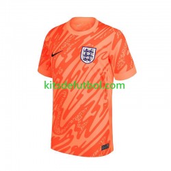 Inglaterra Portero Euro 2024 Hombre Camiseta Naranja de local Manga Corta