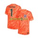 Inglaterra Portero Pickford 1 Euro 2024 Hombre Camiseta Naranja de local Manga Corta