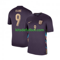 Inglaterra Harry Kane 9 Euro 2024 Hombre Camiseta de visitante Manga Corta