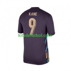 Inglaterra Harry Kane 9 Euro 2024 Hombre Camiseta de visitante Manga Corta