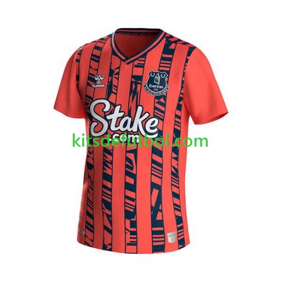 Everton Hombre Camiseta de visitante 2023-2024 Manga Corta