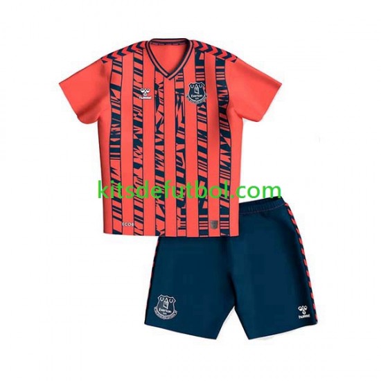 Equipación completa Niño Everton Camiseta de visitante 2023-2024 Manga Corta