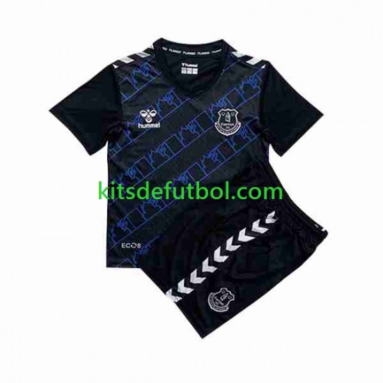 Equipación completa Niño Everton Portero Camiseta de visitante 2023-2024 Manga Corta