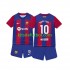 Equipación completa Niño FC Barcelona Ansu Fati 10 Camiseta de local 2023-2024 Manga Corta