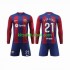 Equipación completa Niño FC Barcelona Frenkie de Jong 21 Camiseta de local 2023-2024 Manga Larga