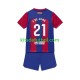 Equipación completa Niño FC Barcelona Frenkie de Jong 21 Camiseta de local 2023-2024 Manga Corta