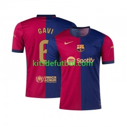 FC Barcelona GAVI 6 Hombre Camiseta de local 2024-2025 Manga Corta