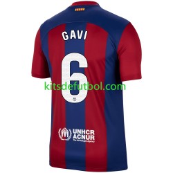 FC Barcelona Gavi 6 Hombre Camiseta de local 2023-2024 Manga Corta