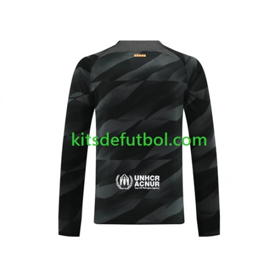FC Barcelona Portero Hombre Camiseta de visitante 2023-2024 Manga Larga
