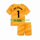 Equipación completa Niño FC Barcelona Portero Ter Stegen 1 Camiseta Cuarta 2023-2024 Manga Corta