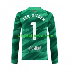 FC Barcelona Portero Ter Stegen 1 Hombre Camiseta de local 2023-2024 Manga Larga