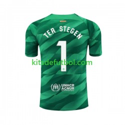 FC Barcelona Portero Ter Stegen 1 Hombre Camiseta de local 2023-2024 Manga Corta