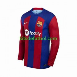FC Barcelona Hombre Camiseta de local 2023-2024 Manga Larga