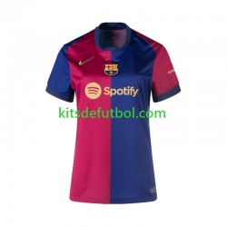 FC Barcelona Mujer Camiseta de local 2024-2025 Manga Corta