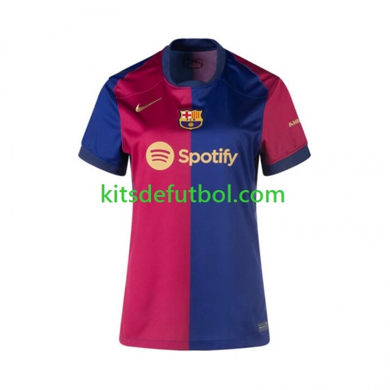 FC Barcelona Mujer Camiseta de local 2024-2025 Manga Corta