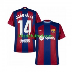 FC Barcelona Joao Felix 14 Hombre Camiseta de local 2023-2024 Manga Corta