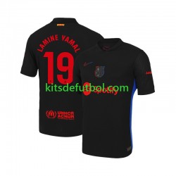 FC Barcelona LAMINE YAMAL 19 Hombre Camiseta de visitante 2024-2025 Manga Corta