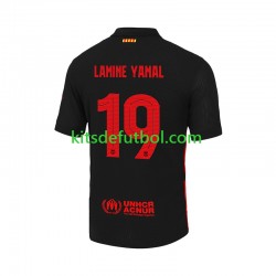 FC Barcelona LAMINE YAMAL 19 UCL Font Hombre Camiseta de visitante 2024-2025 Manga Corta