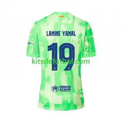 FC Barcelona LAMINE YAMAL 19 UCL Font Hombre Camiseta alternativa 2024-2025 Manga Corta