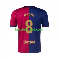 FC Barcelona PEDRI 8 Hombre Camiseta de local 2024-2025 Manga Corta