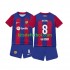 Equipación completa Niño FC Barcelona Pedri 8 Camiseta de local 2023-2024 Manga Corta