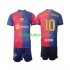 Equipación completa Niño FC Barcelona Ronaldinho 10 Camiseta de local 2024-2025 Manga Larga
