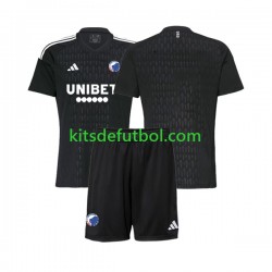 Equipación completa Niño FC Copenhagen Portero Camiseta de visitante 2023-2024 Manga Corta