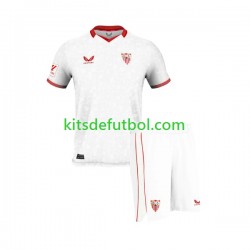 Equipación completa Niño Sevilla FC Camiseta de local 2023-2024 Manga Corta