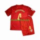 Equipación completa Niño Sevilla FC Sergio Ramos 4 Camiseta de visitante 2023-2024 Manga Corta